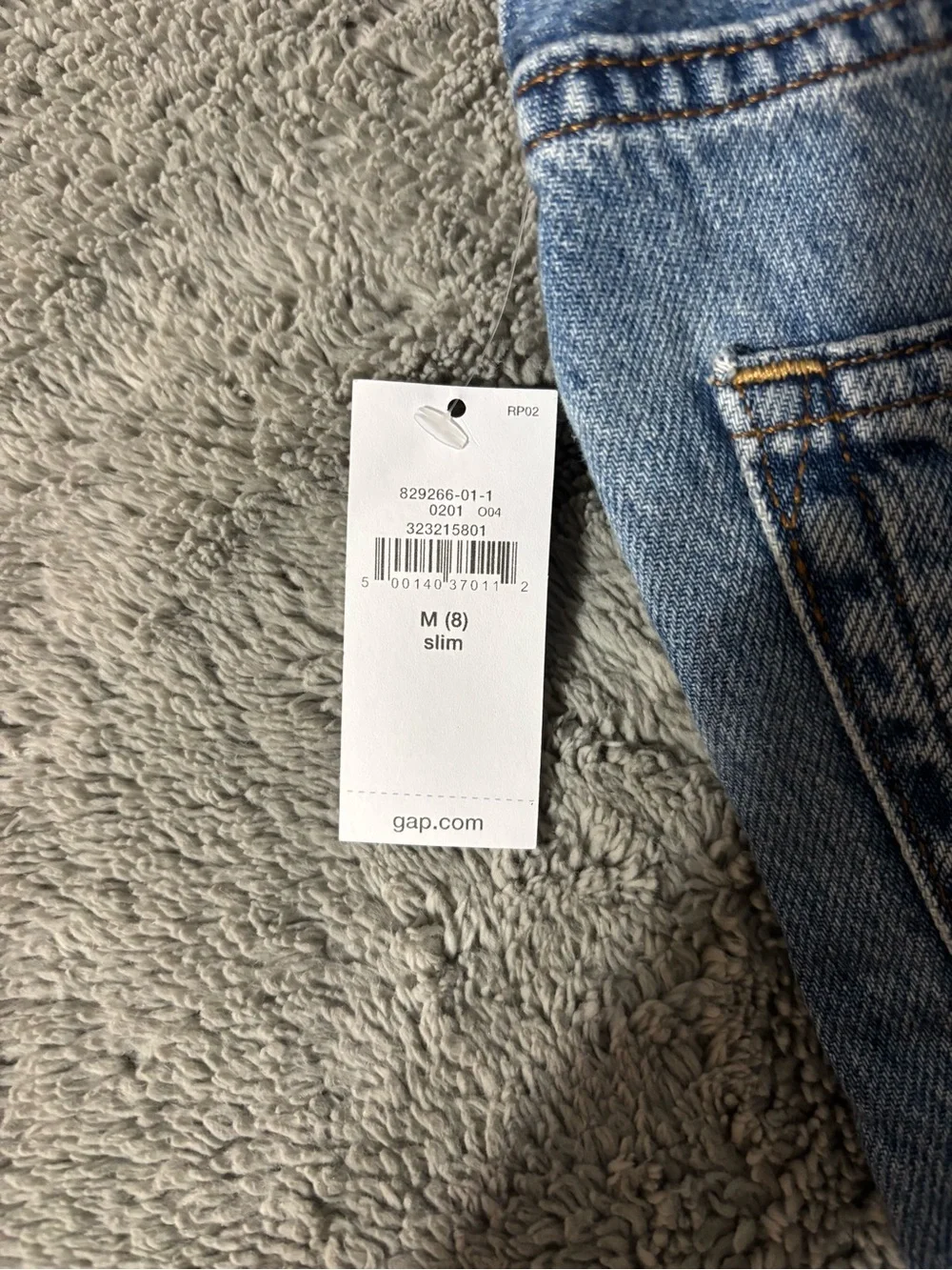 GAP Light Blue Kids' Elastic Waist Jeans